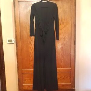 ALICE + OLIVIA SIZE MEDIUM Elegant Black Maxi Dress